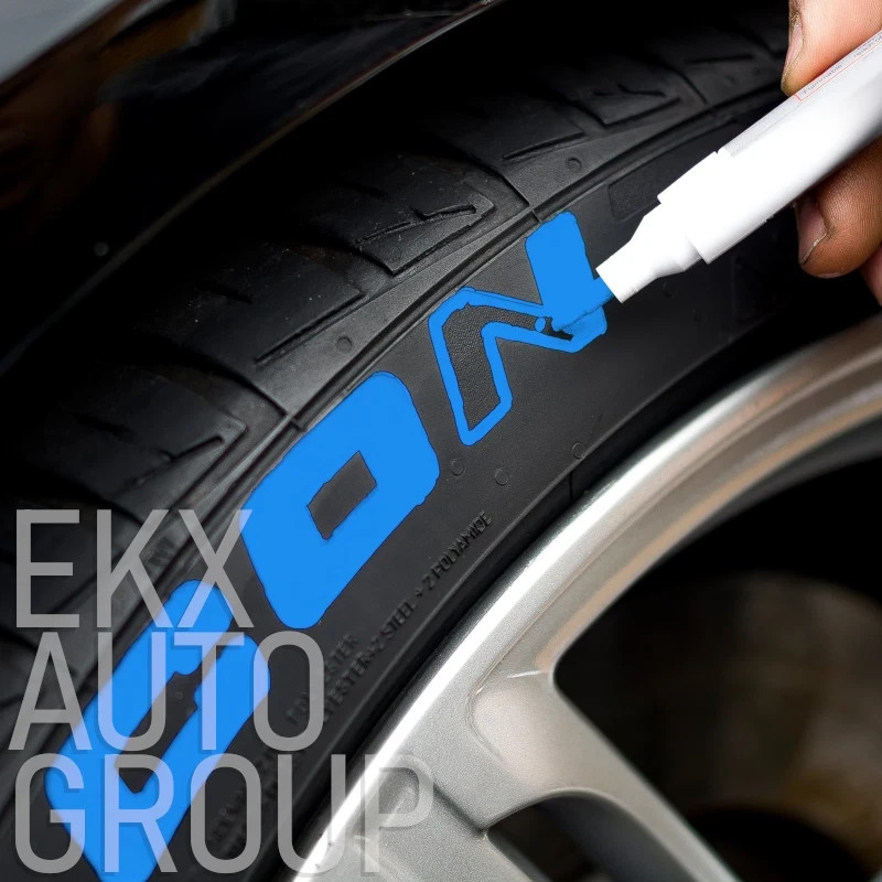 Toyo 6 Pack Blue Tire Lettering Paint Pen Waterproof Permanent