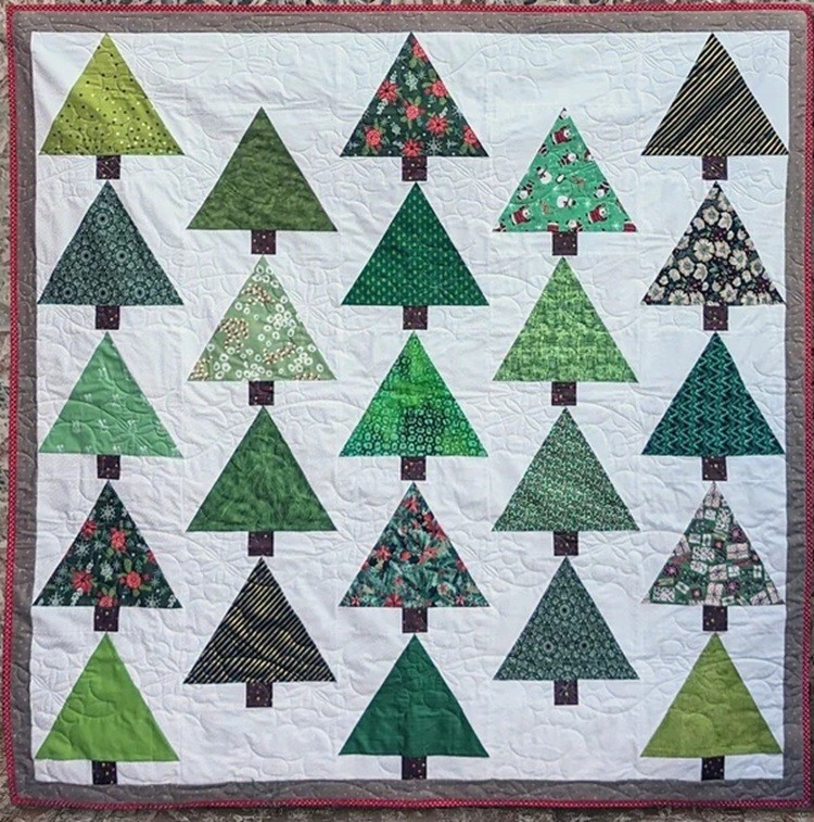 Into The Trees Quilt Pattern