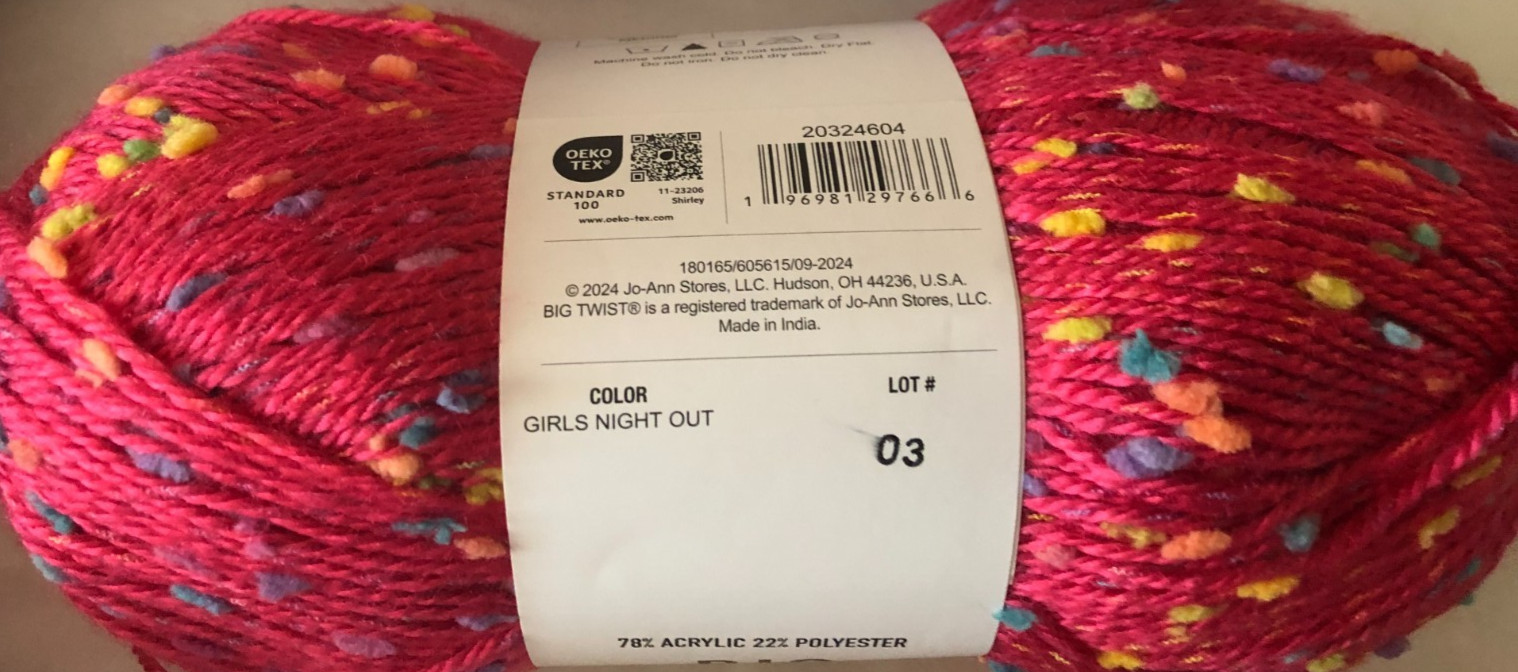 BIG TWIST TOTALLY TWEED YARN 5.29 oz each- 7 COLORS- DISCOUNT SHIPPING