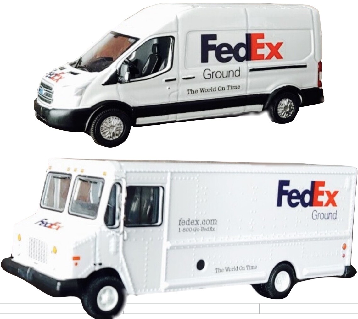 Fedex 1/24 or 1/32 scale decals for die cast and model cars