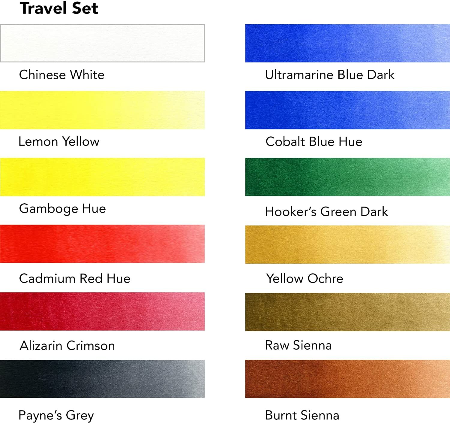 Daler Rowney Aquafine 12-pc Watercolour Travel Box Set
