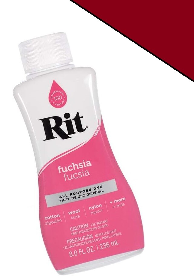 Rit Dye More For Clothes Liquid All Purpose Paint Restore Repair Black, 8 Oz New