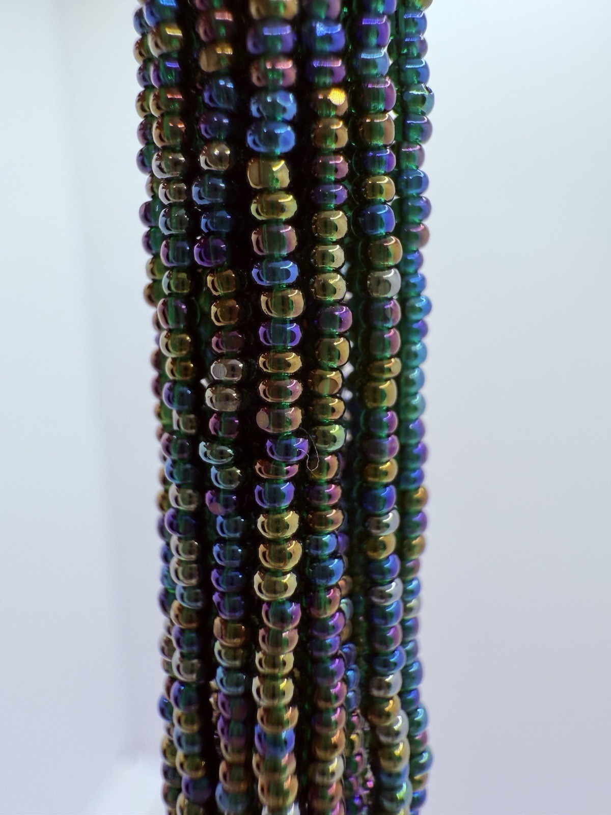 Glass Seed Bead Hank Iris 11/0