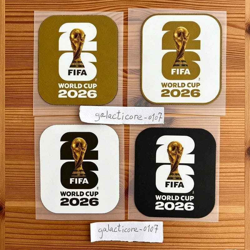 2026 FIFA World Cup Mexico USA Canada PVC Patch Badge Set 4Pack For Fans Gift US