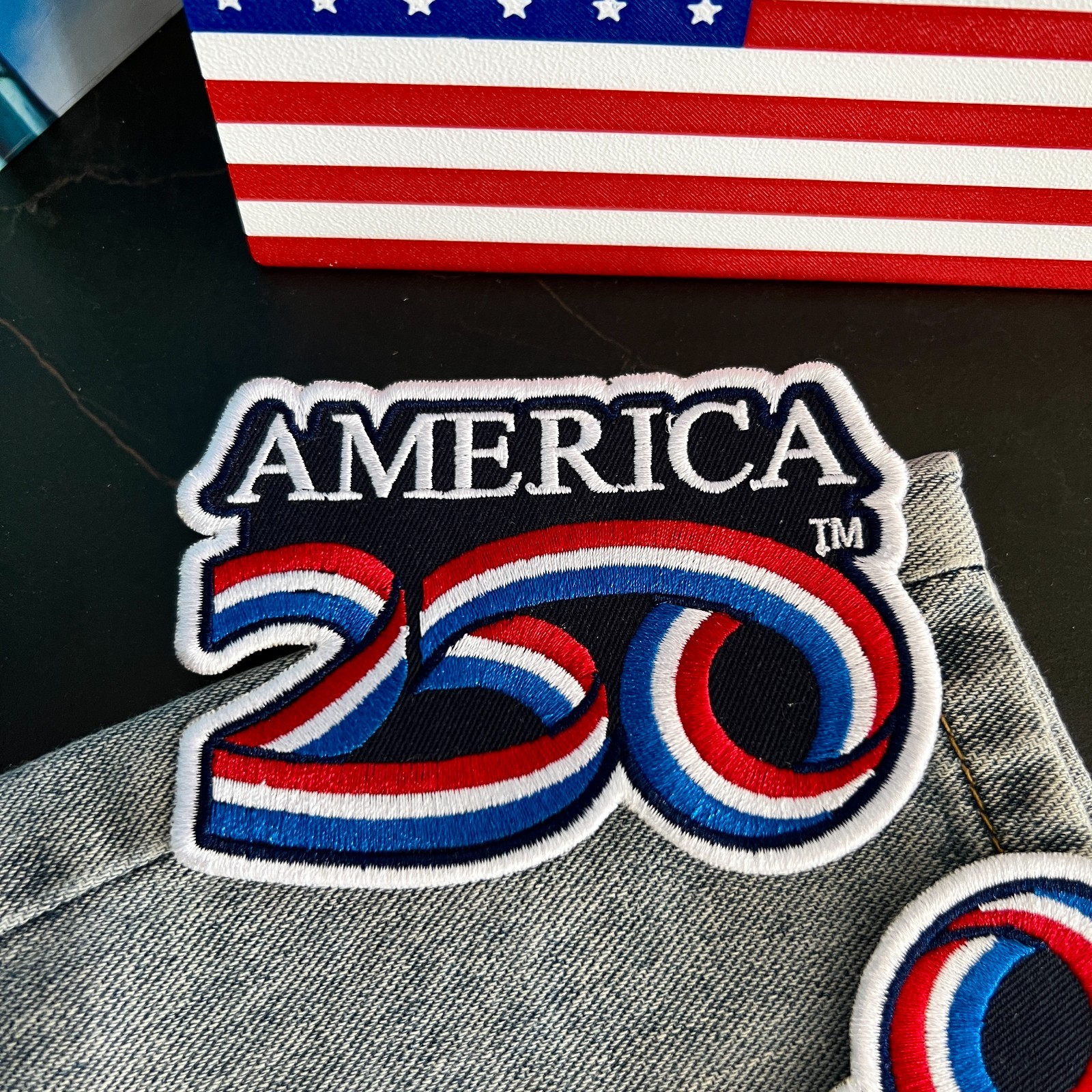 Embroidered America 250 Semiquincentennial Patch USA 250th Anniversary Patches