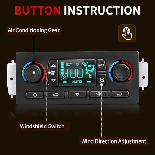 599-211XD Heater A/C Climate Control Module Panel Switch Compatible with