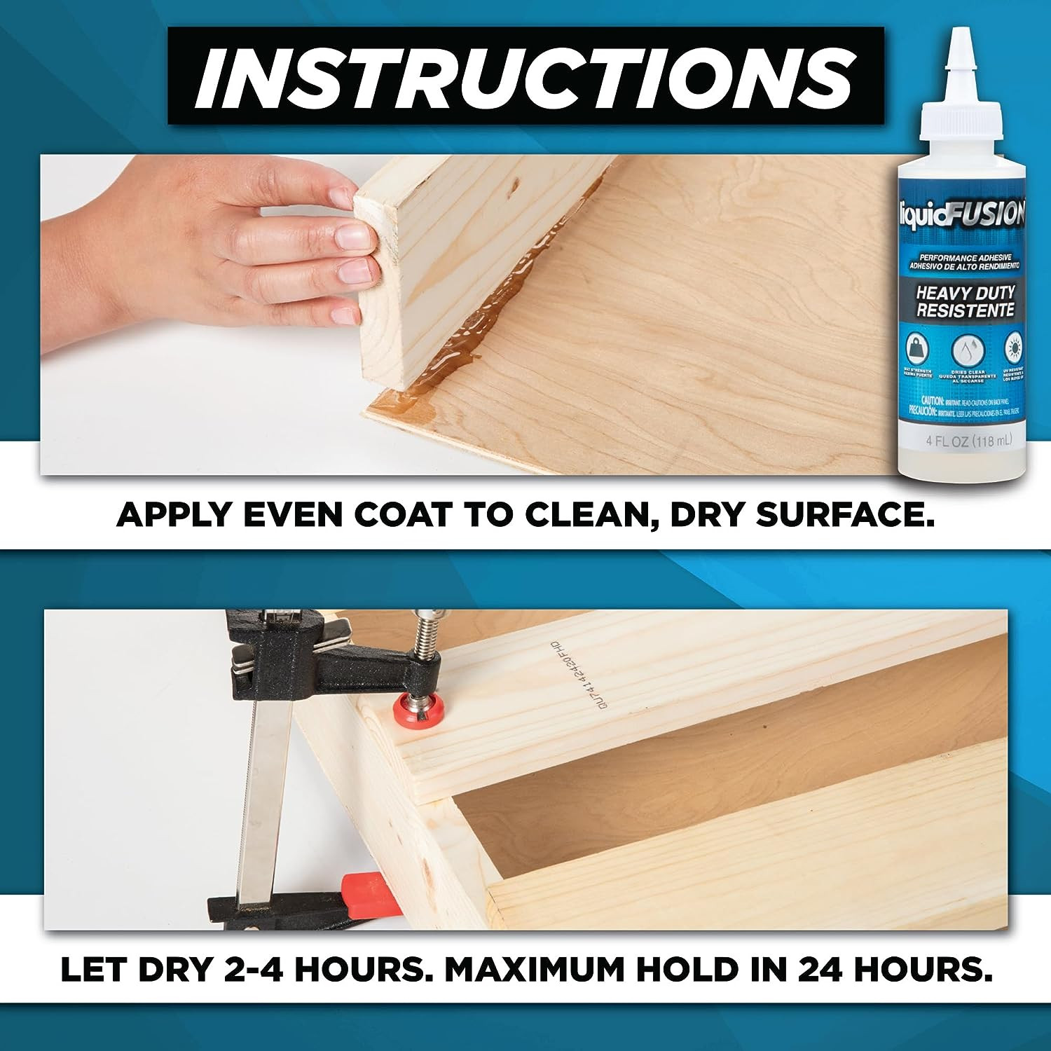 Aleenes Liquid Fusion Clear Urethane Adhesive 4-Ounce