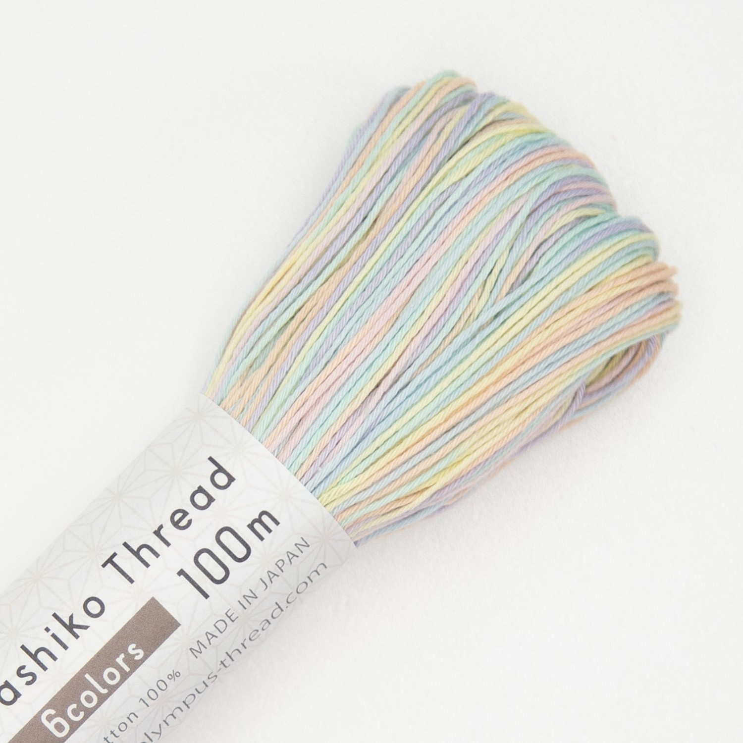 2025 New JAPANESE Embroidery SASHIKO Olympus Thread Colorful 100m 303-306