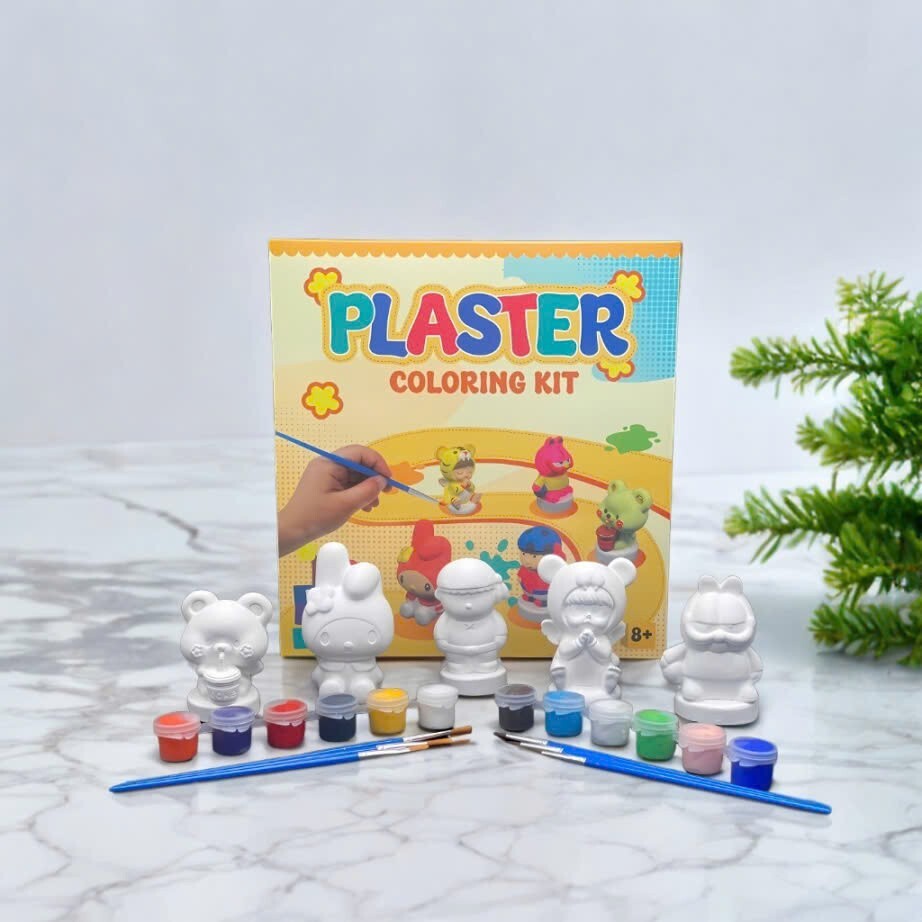 VKP International Plaster Coloring Kit For All Ages