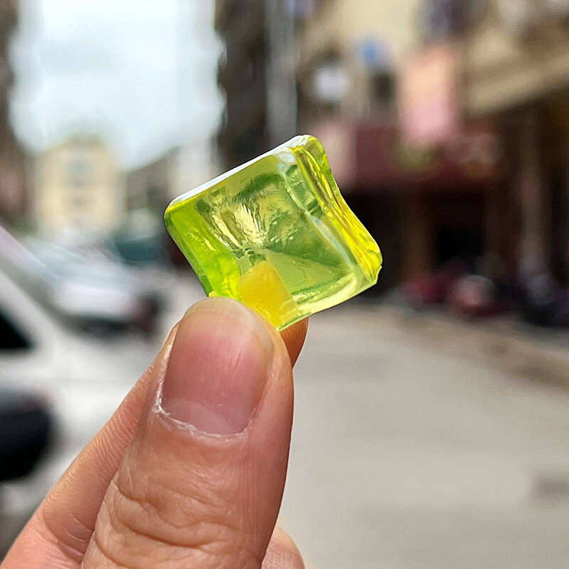 100pcs 18×18 Clear Cube Sheer Acrylic Beads Material Craft for Bottle Bar Decor