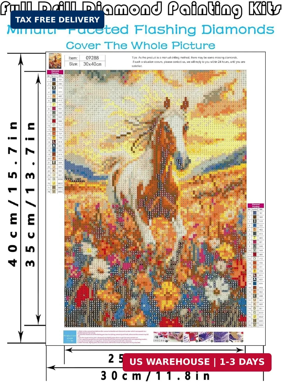5D Diamond Art Kits for Adults,Diamond Painting Kits for Running Horses,DIY …