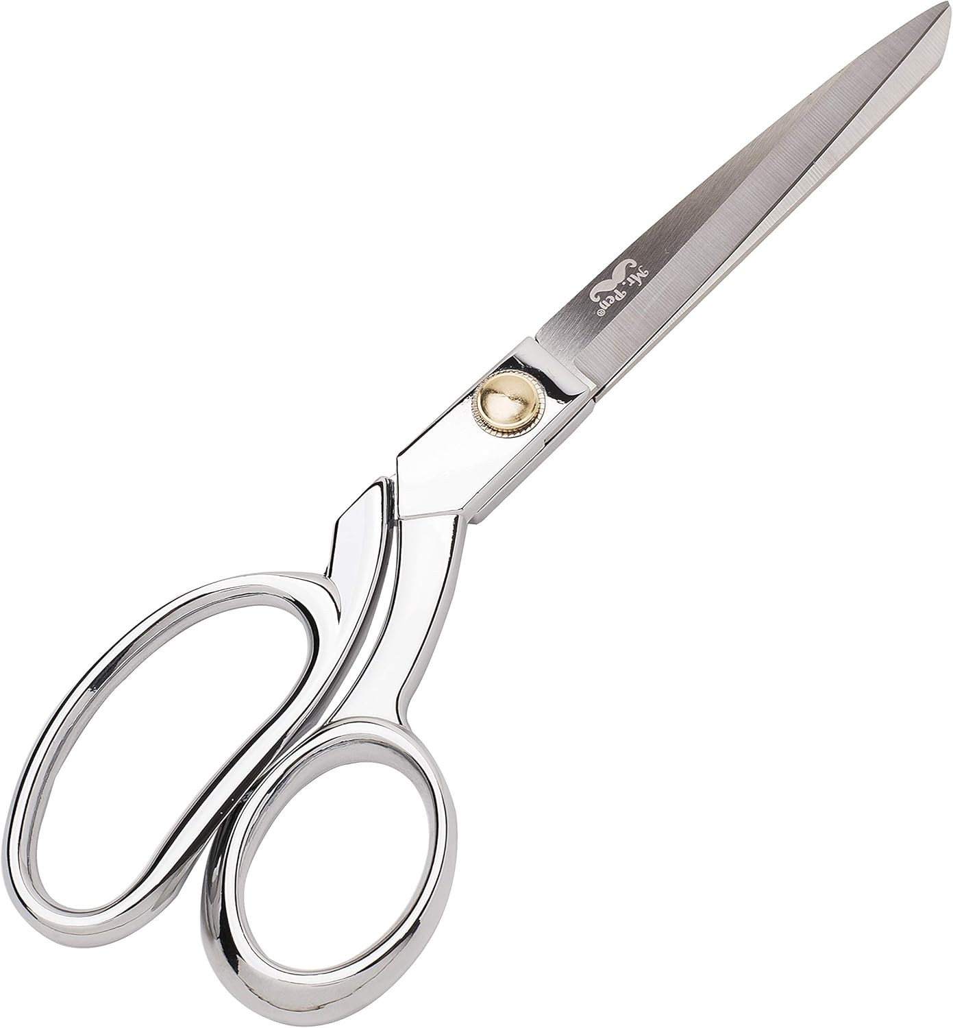 Mr. Pen Metal Scissors, 8 Inch, Carbon Steel, Heavy Duty Sewing & Fabric Scissor