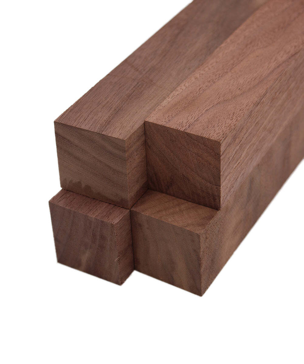 Walnut Turning Blank Squares – 1.5″ x 1.5″ (4 Pcs)