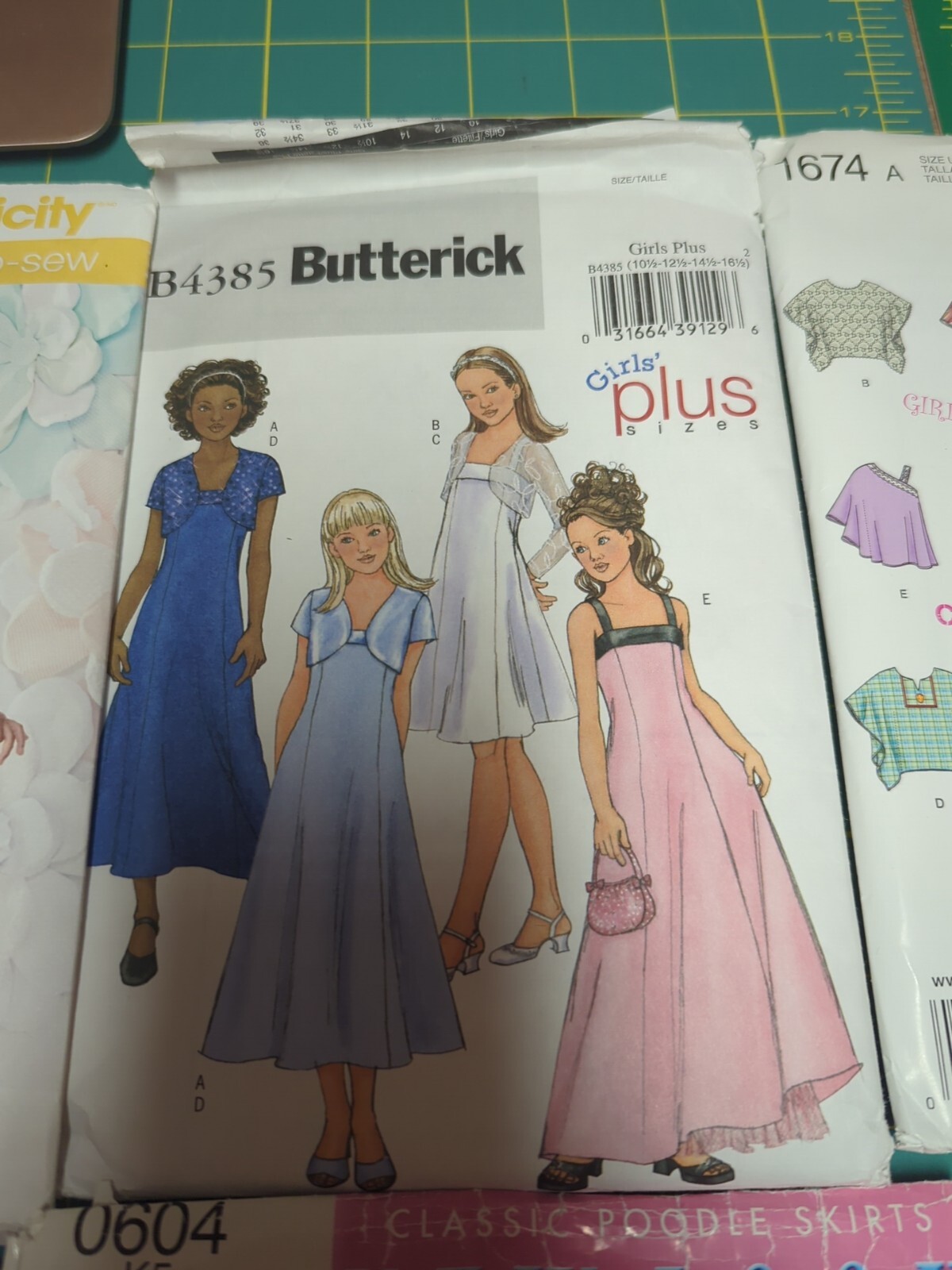 13 piece bundle kids sewing patterns ages 3 through 16 dress top skirt