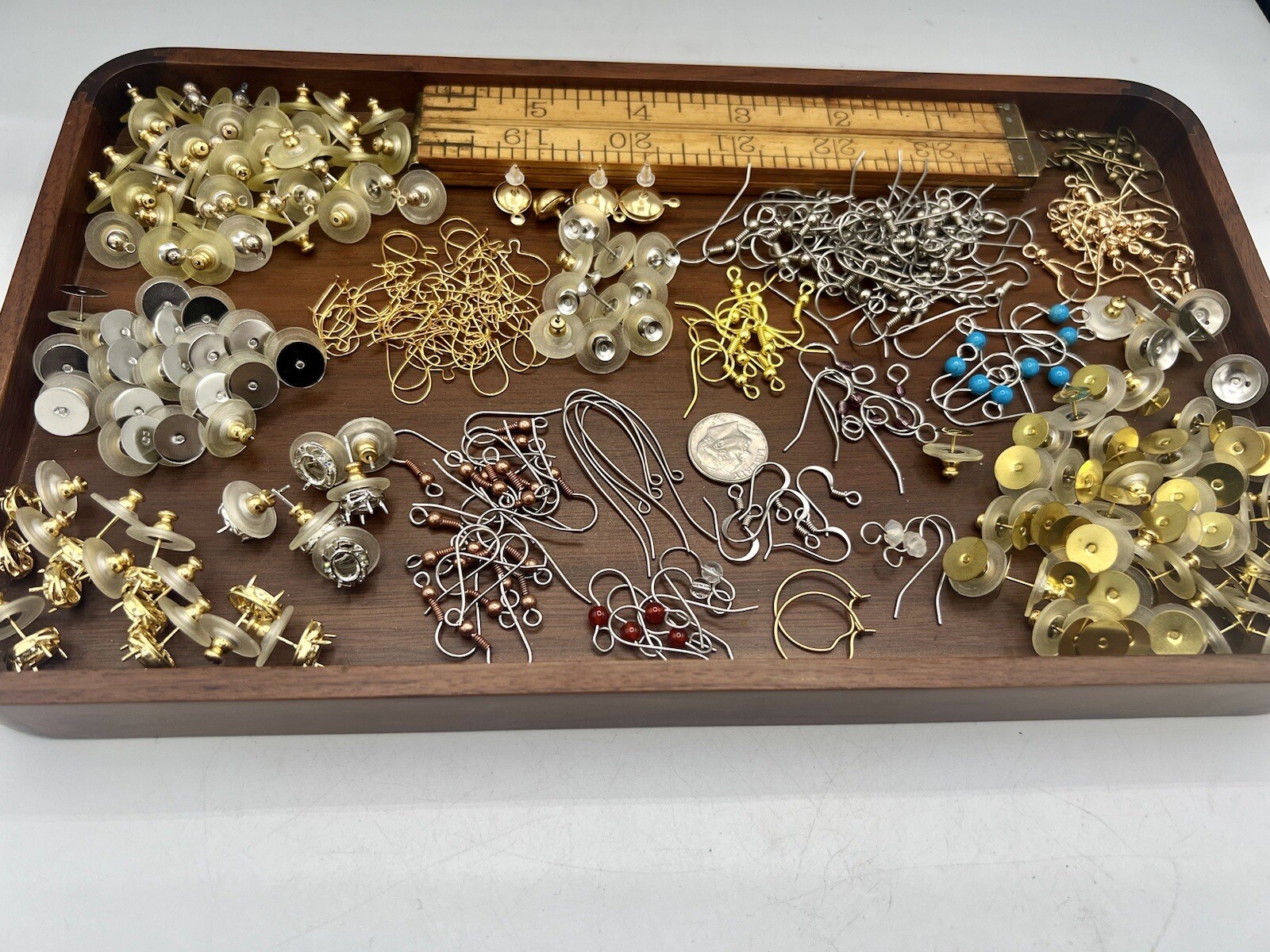 161 Pairs Pierced Earring Findings Mixed New Old Stock DIY Jewelry Making Lot