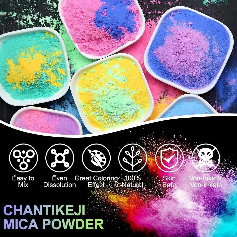 36 Colors – 10G/Bottle of Natural Pigment Powder for Epoxy Resin
