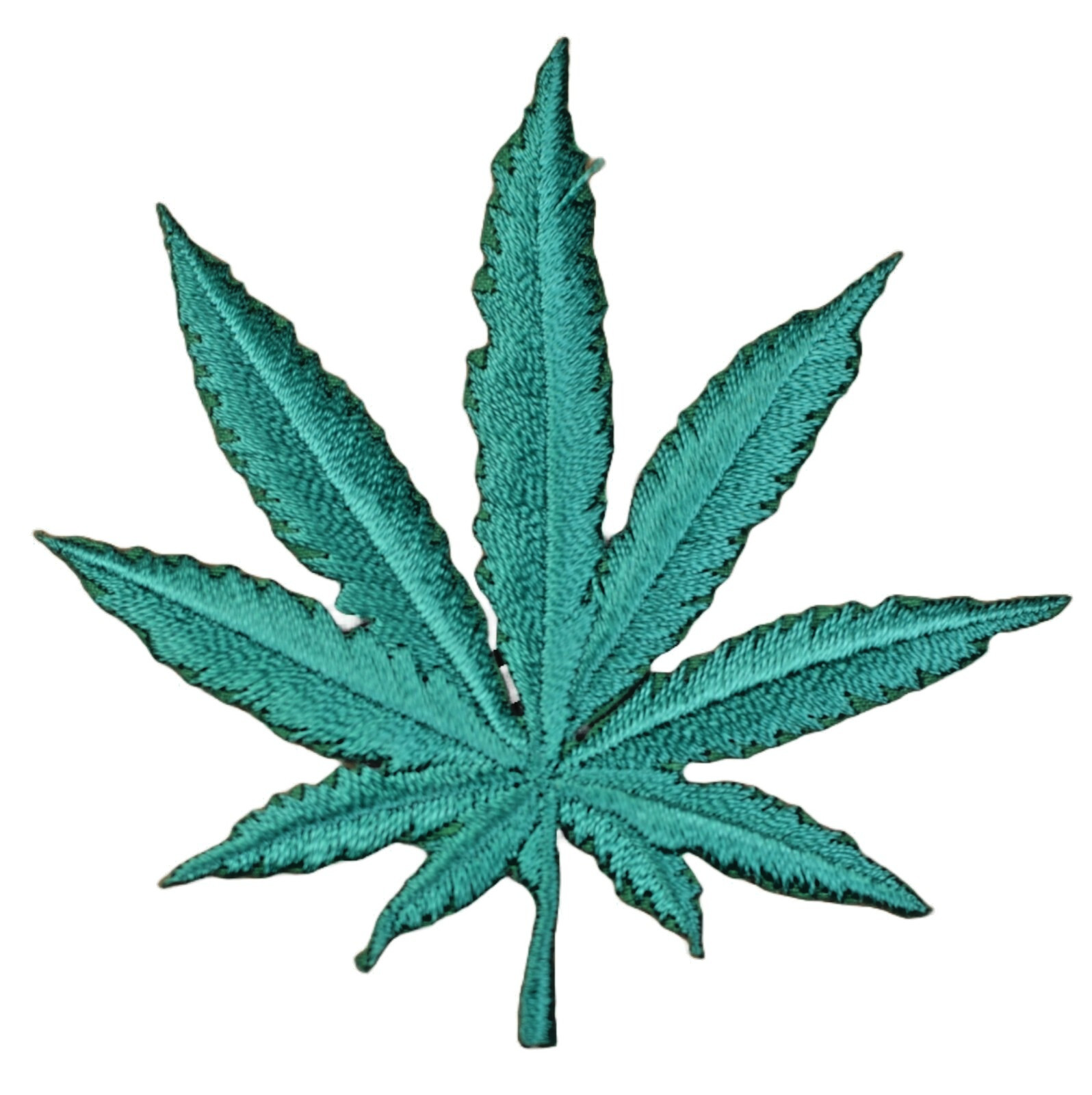 Weed Leaf Applique Patch – Cannabis, Pot, Marijuana, Ganja Badge 2.75″ (Iron on)