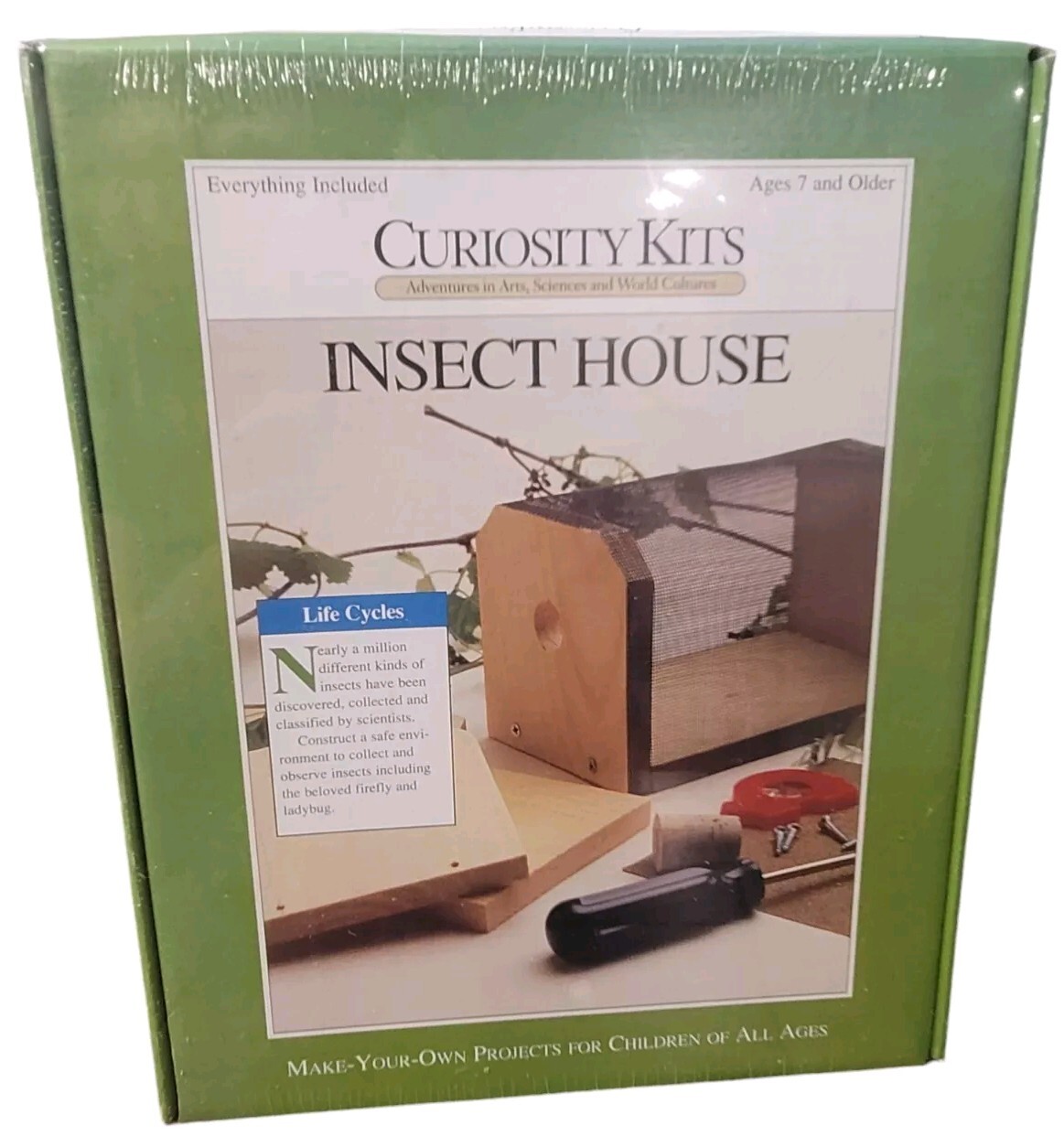Insect House DiY Curiosity Kits All Ages DIY Vtg 1994 New Sealed Kids Crafts