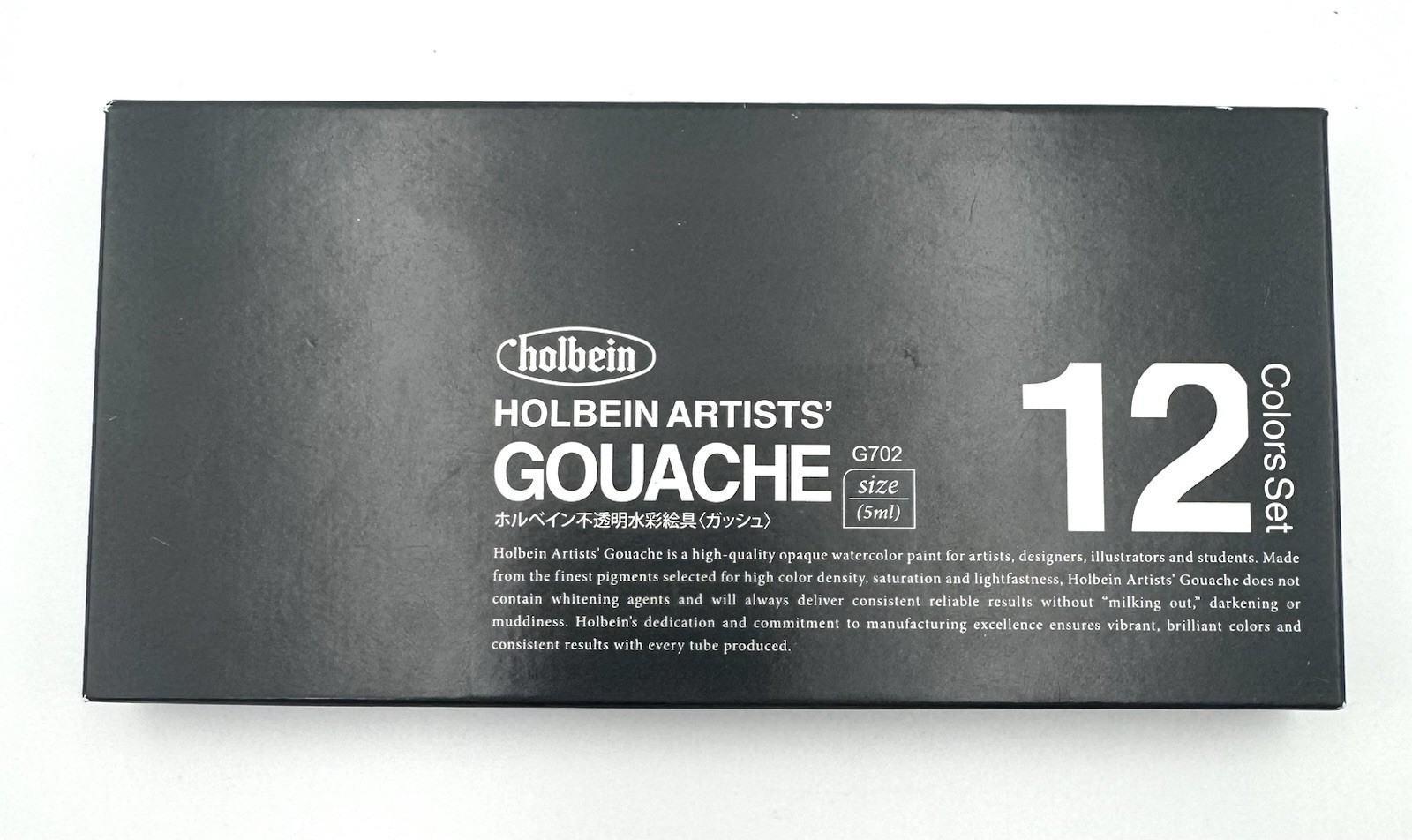 Holbein Artists Gouache Paint Set 10 Tubes Total 5ml G702