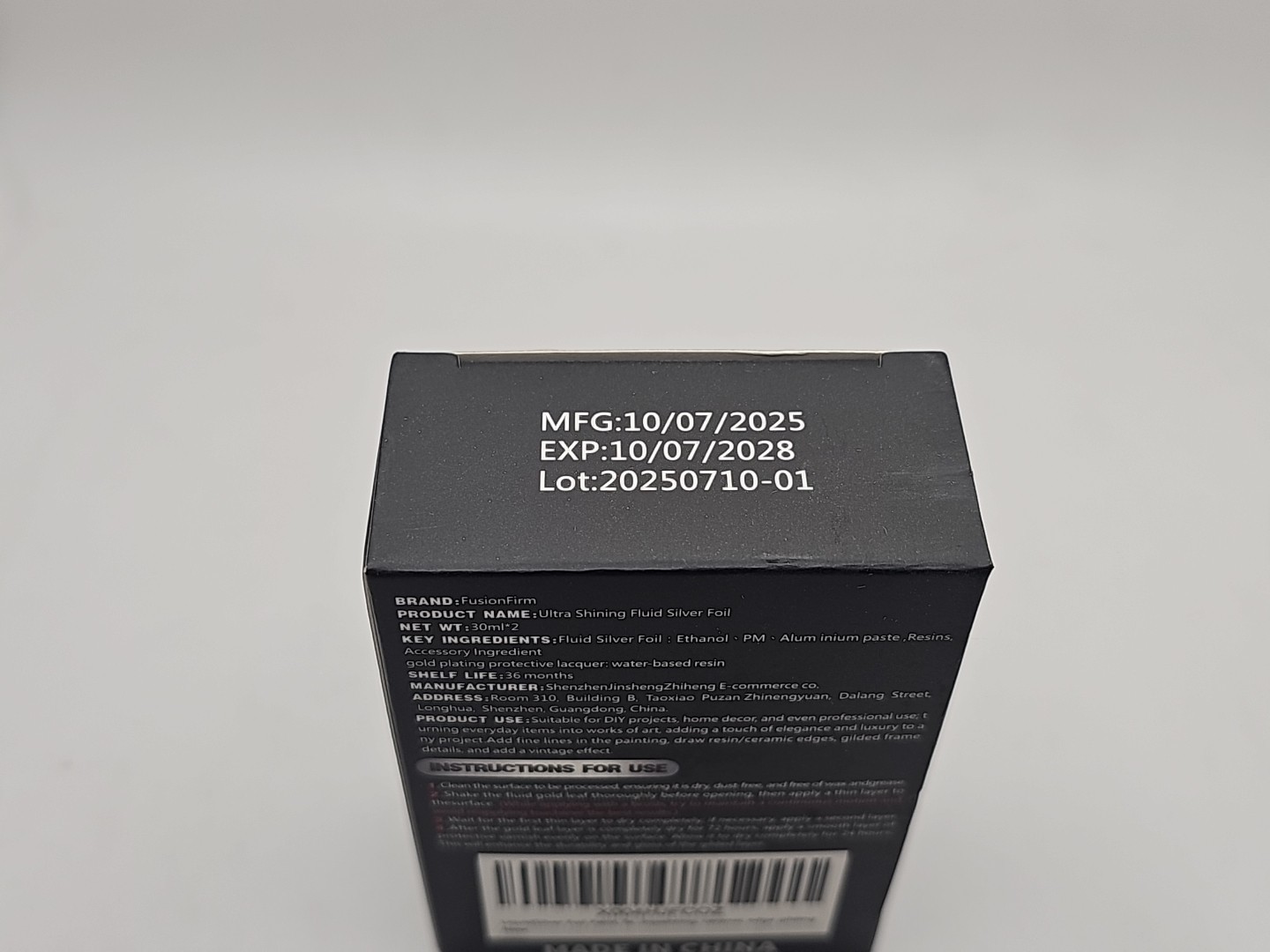 Liquid Silver Leaf Paint Kit – Alcohol-Based Quick Dry Ultra Shiny Metallic
