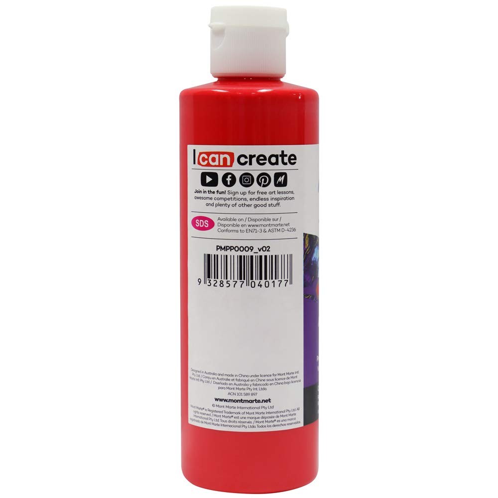 Premium Pouring Acrylic Paint, 240ml (8.11oz),Cadmium Red, Pre-Mixed Acrylic …