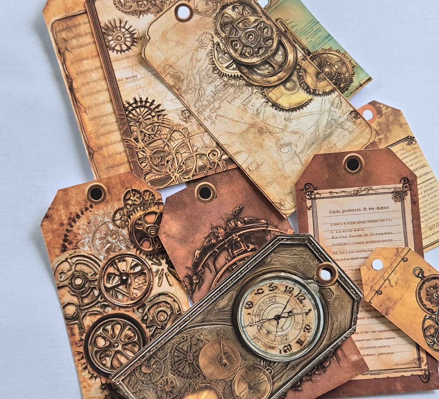 Vintage Steampunk Ephemera – Tags – 425