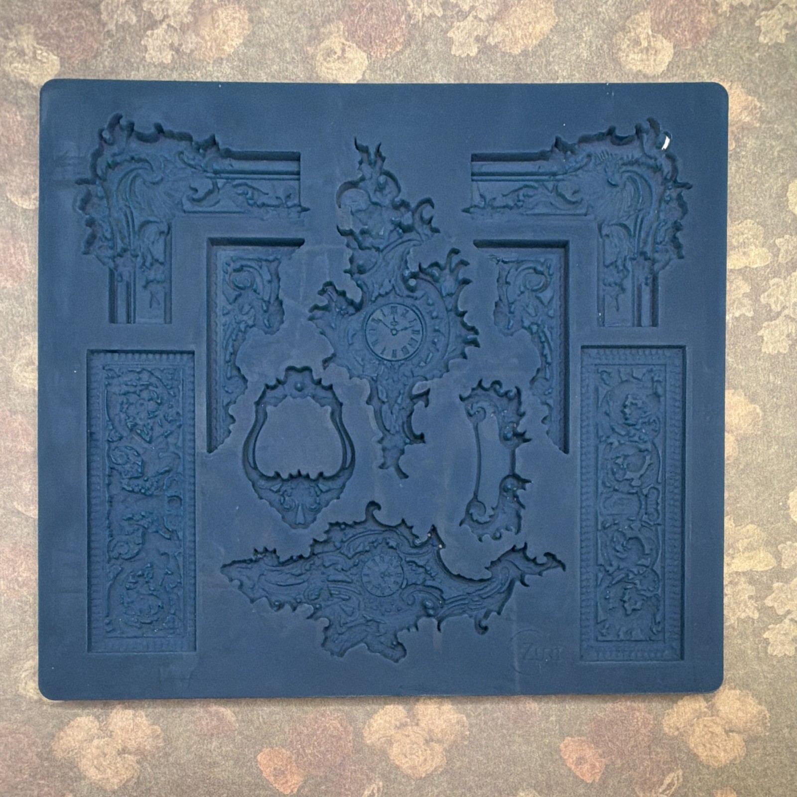 Baroque Ornaments Silicone Mould by Zuri Designs