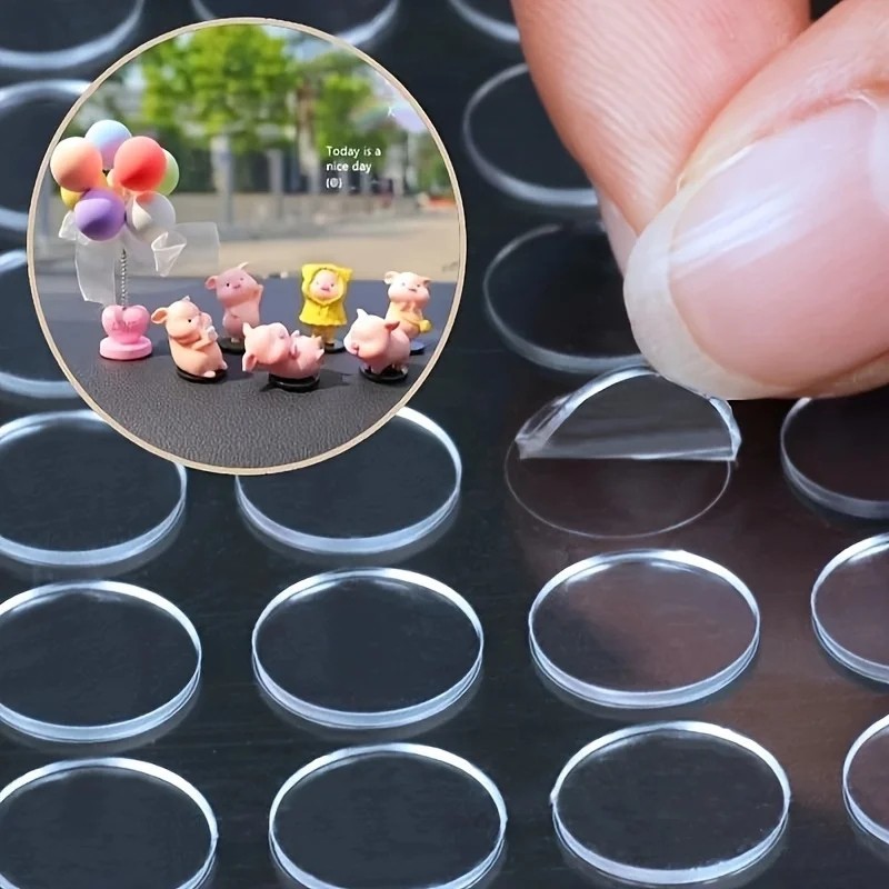 500X Double-Sided Nano Self Adhesive Sticky Tack Gel Dots Removable Glue Sticker