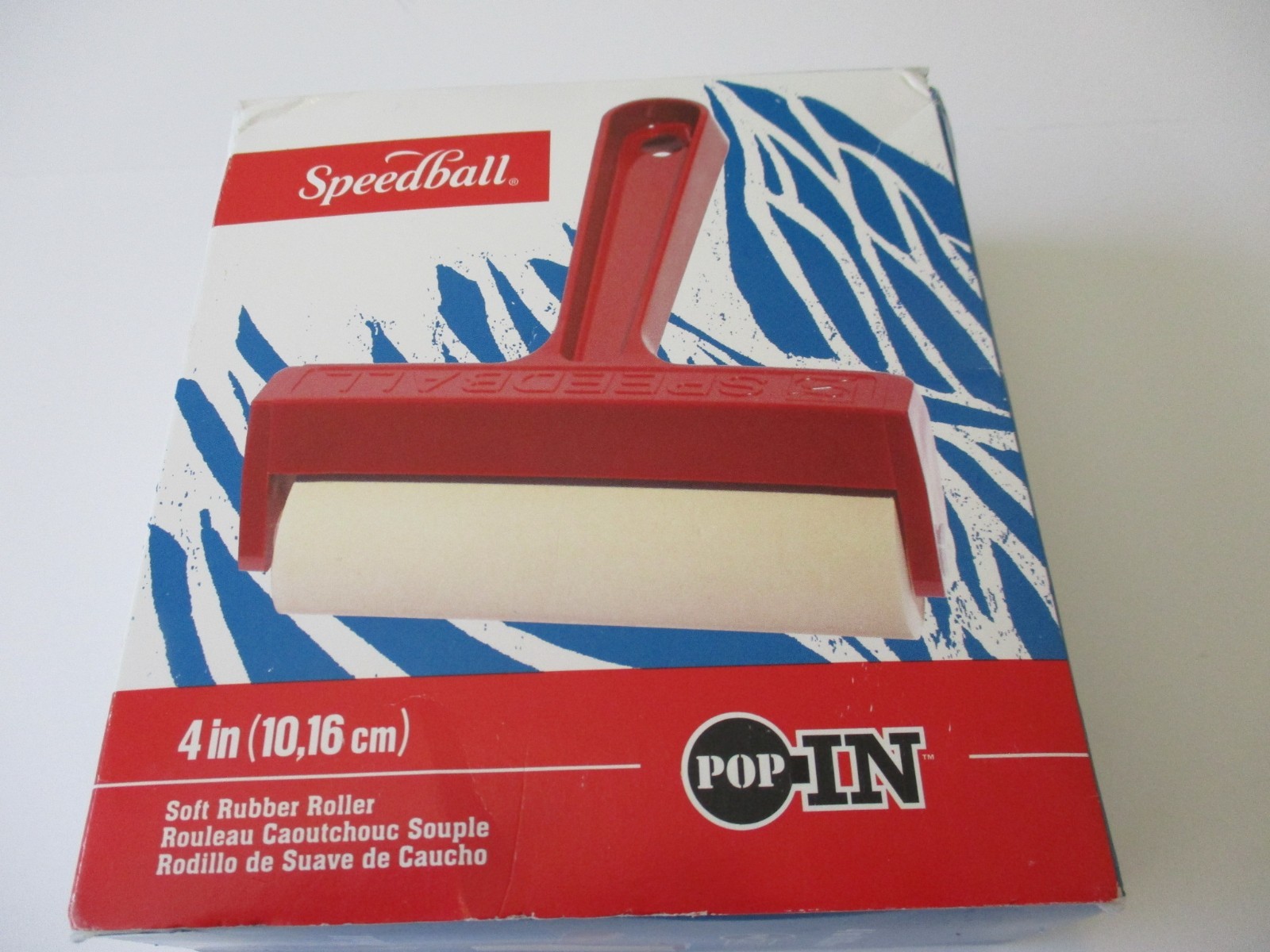 New Speedball 4 in Soft Rubber Roller Brayer