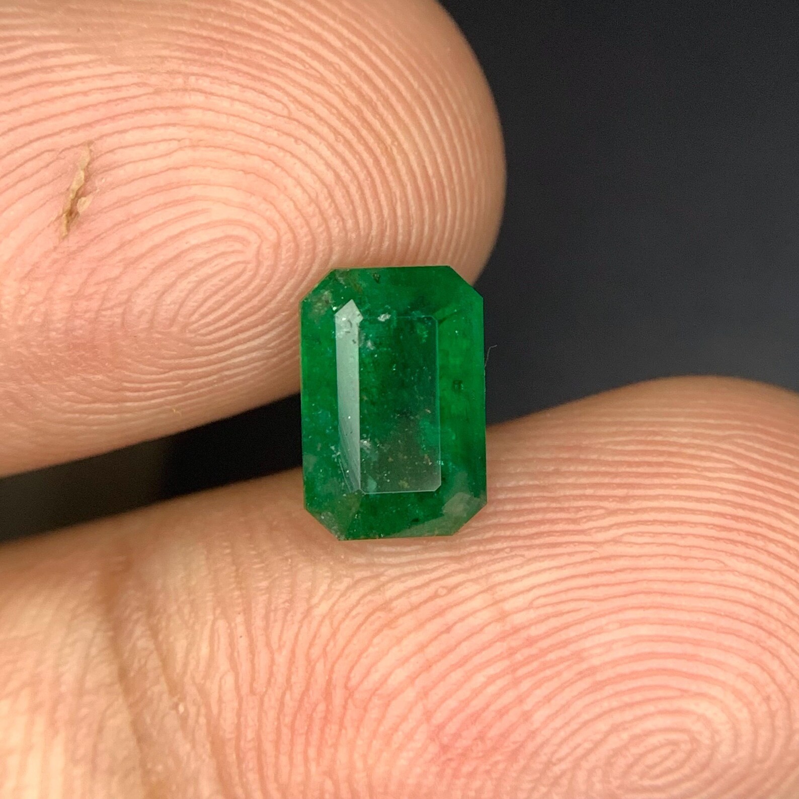 1.05 Carat Natural Emerald Octagon Cut 7×5 MM Loose Gemstone For Jewelry