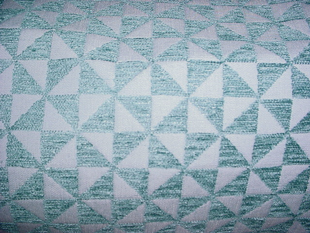 13-5/8Y Lee Jofa 2008129 Tango Aqua Blue Geometric Chenille Upholstery Fabric