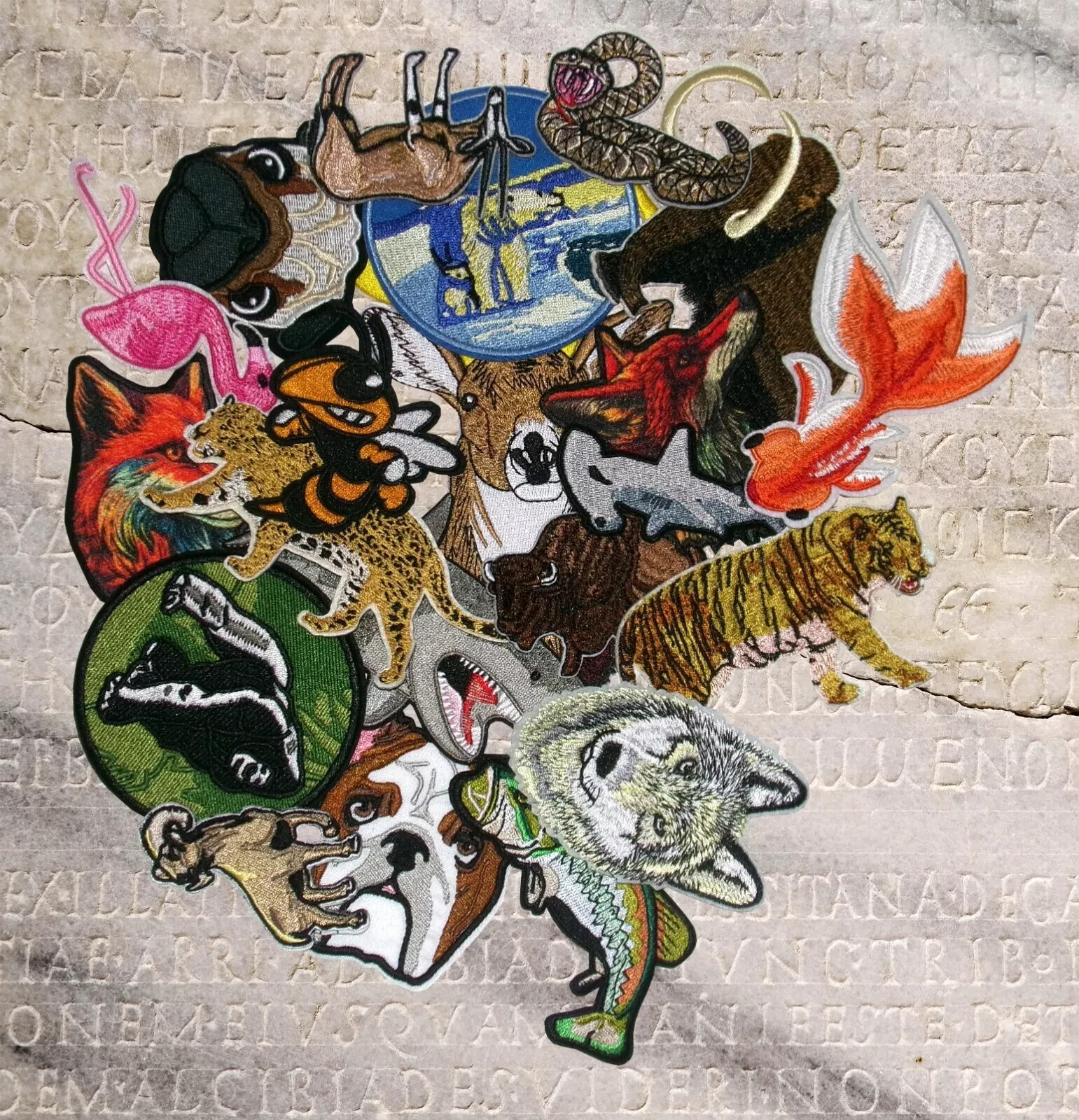 Anubis Jackal Deity Patch Iron-on Applique Ancient Egypt, Protector of the Dead