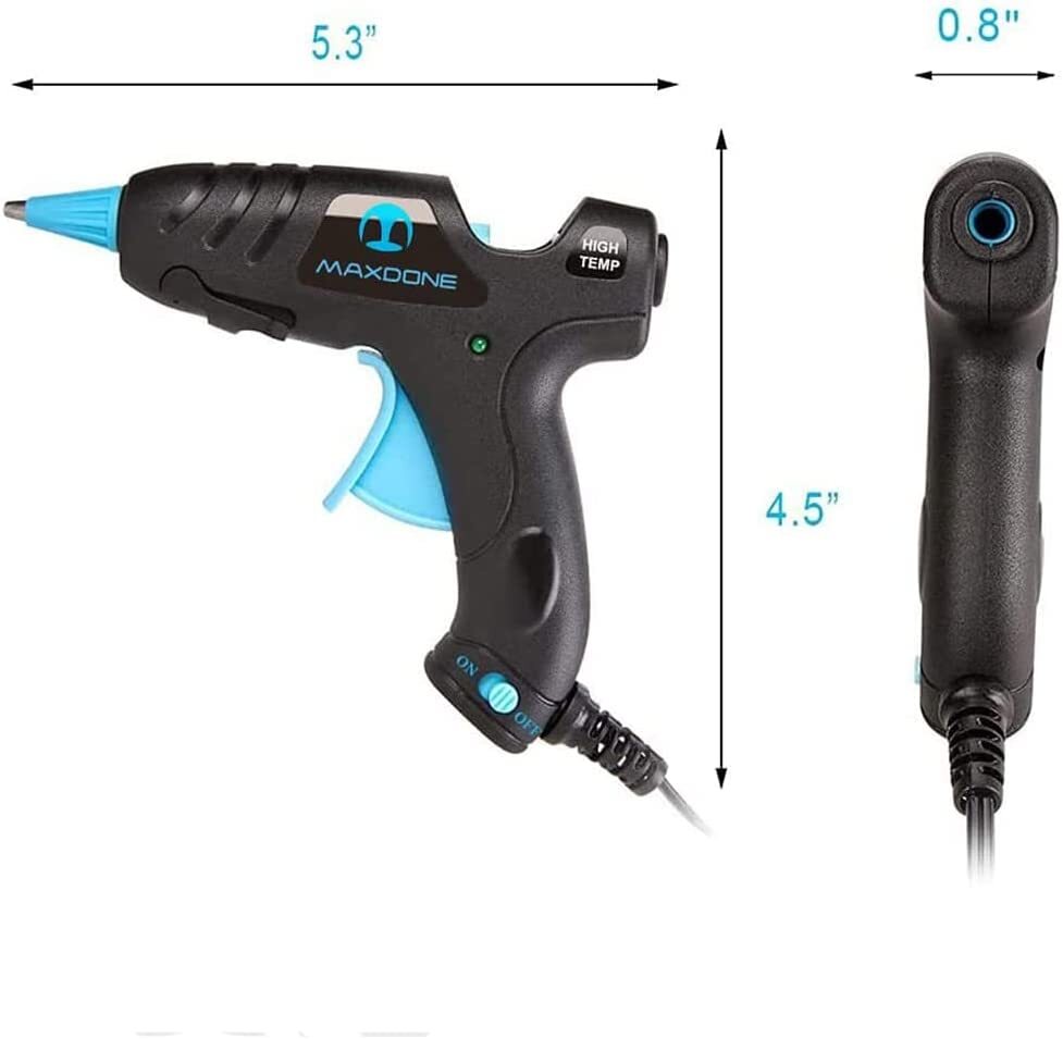 Mini Glue Gun Kit + 30PCS Glue Sticks Crafting High Temp Fast Heat up for DIY