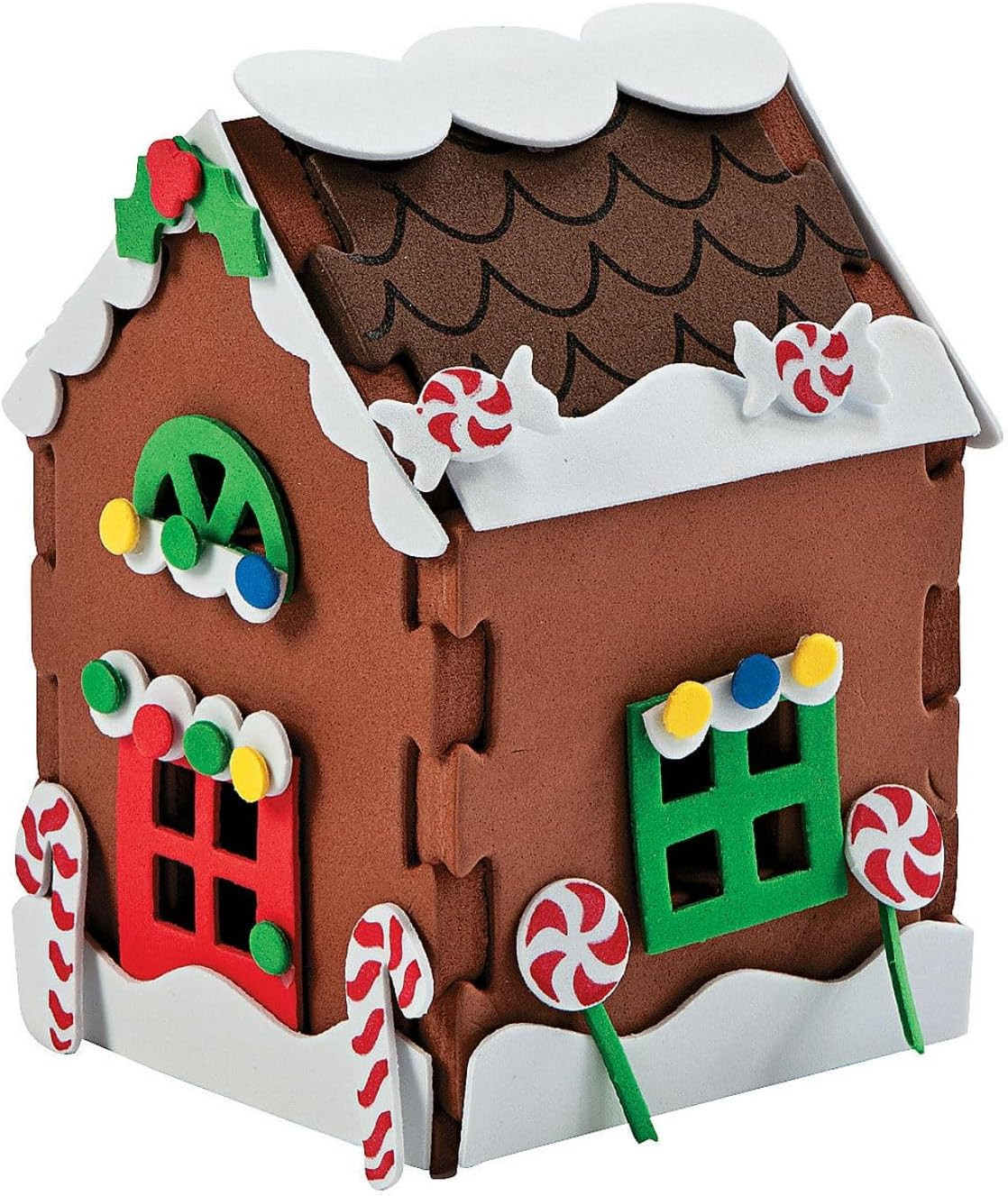 Gingerbread House Craft Kits 3D | 1 Single Kit | Kids Christmas Craft