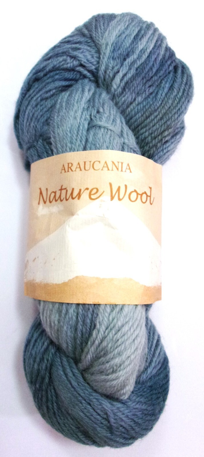 Araucania Nature Wool, 100% Wool, 100g (3.52 oz), Blue Variegated, No Dye Lot