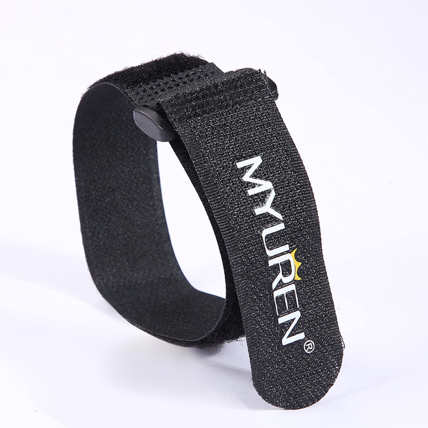 1″x 18″-12 Pack Reusable Fastening Cable Straps with Buckle 18″, Black
