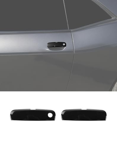 2Pcs Exterior Door Handle Covers Trim Overlay Compatible with Dodge Challenger