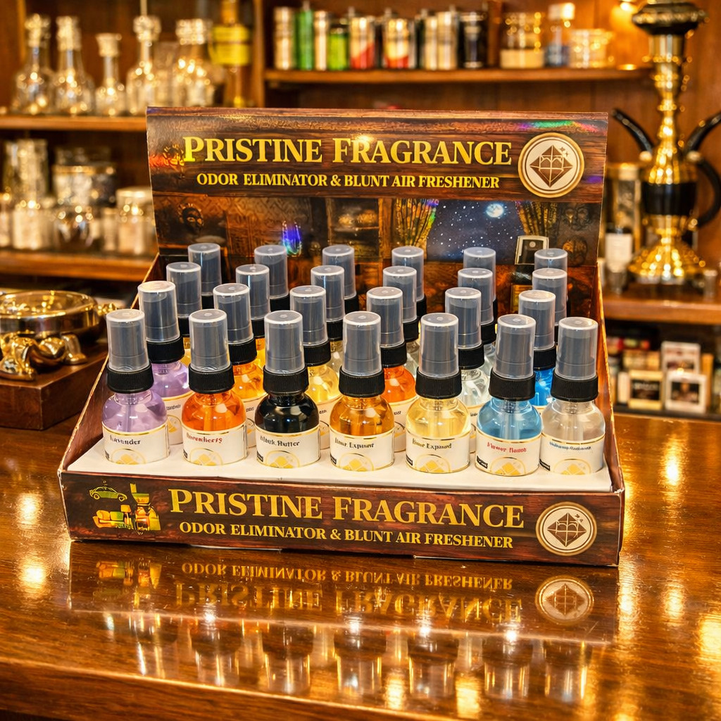 Odor Eliminator & Blunt Spray Concentrated No alcohol. 30ml. Free 2nd Bottle