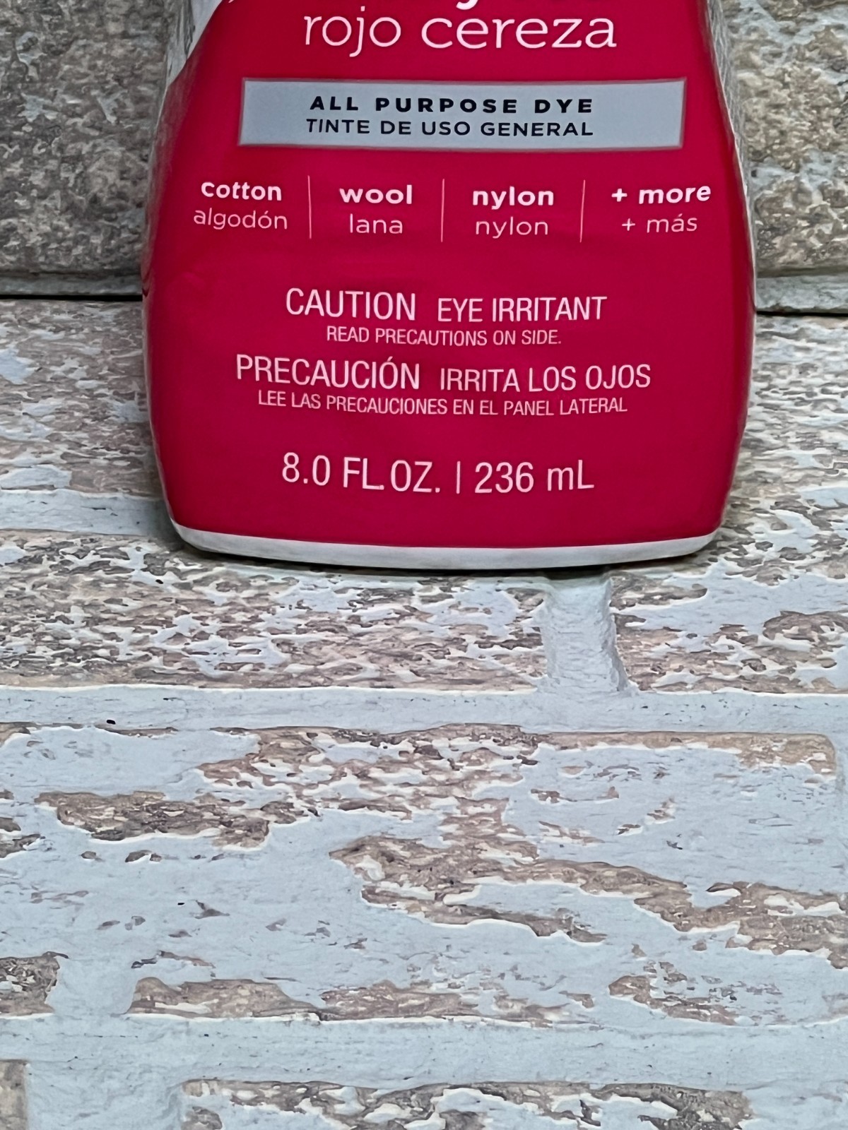 Rit Cherry Red – Rojo Cereza All Purpose Liquid Dye 8.0 fl. oz. / 236 ml