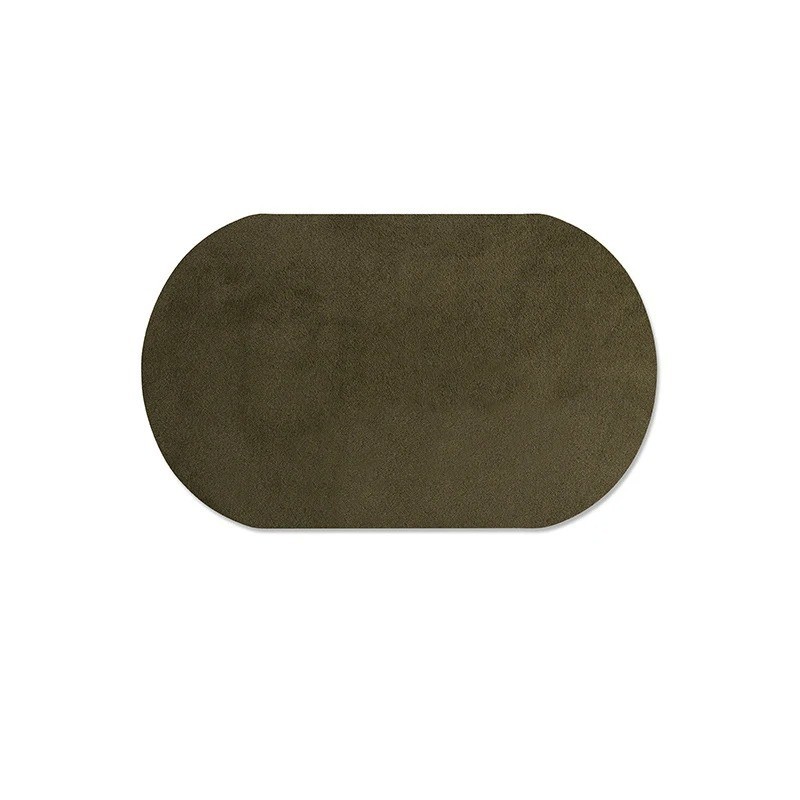 Suede Leather Iron on Oval Elbow Knee Patches DIY Repair Sewing Applique