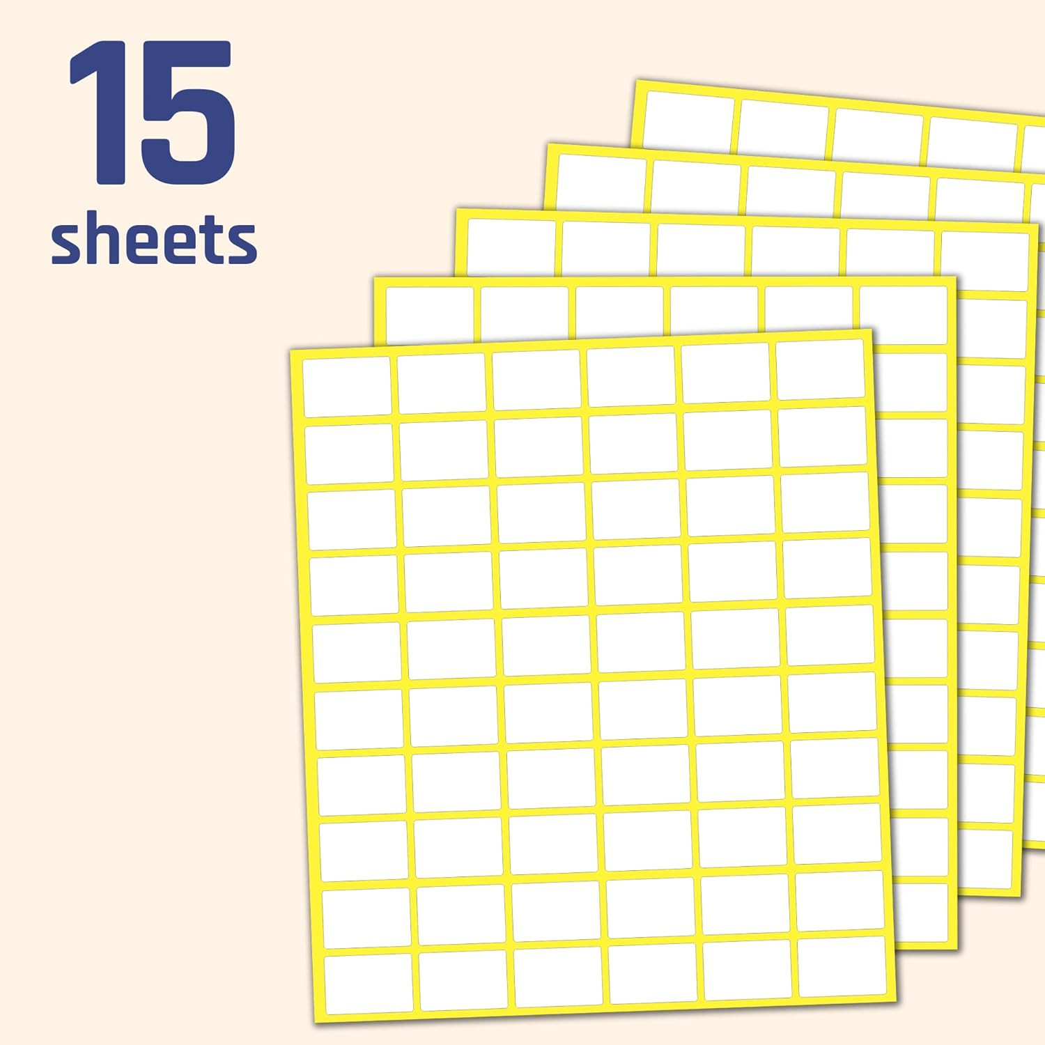 (900 Pack) 0.75″ X 0.5″ – Price Stickers Small White Labels Stickers