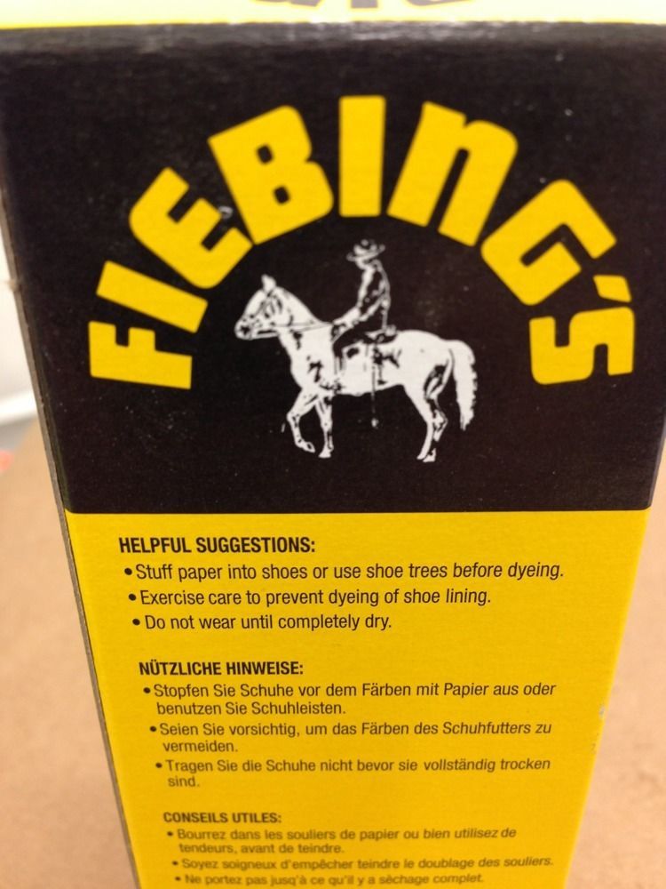 Fiebings Suede and Roughout Dye 4 Oz 21 Colors To Pick From