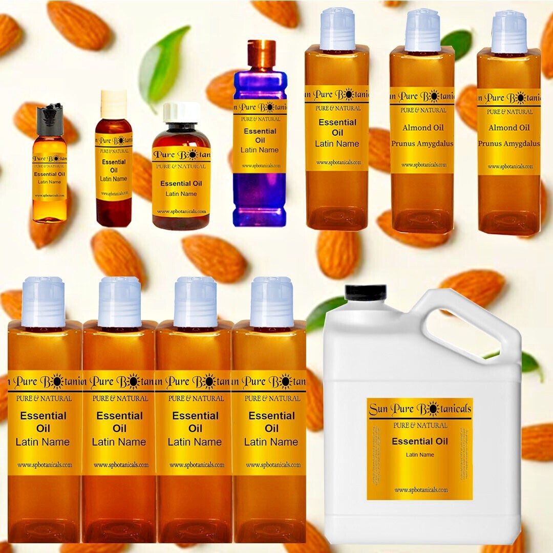 Sweet Almond Oil Expeller Pressed from Spain Premium Grade Sizes 1oz – 3 Gallons