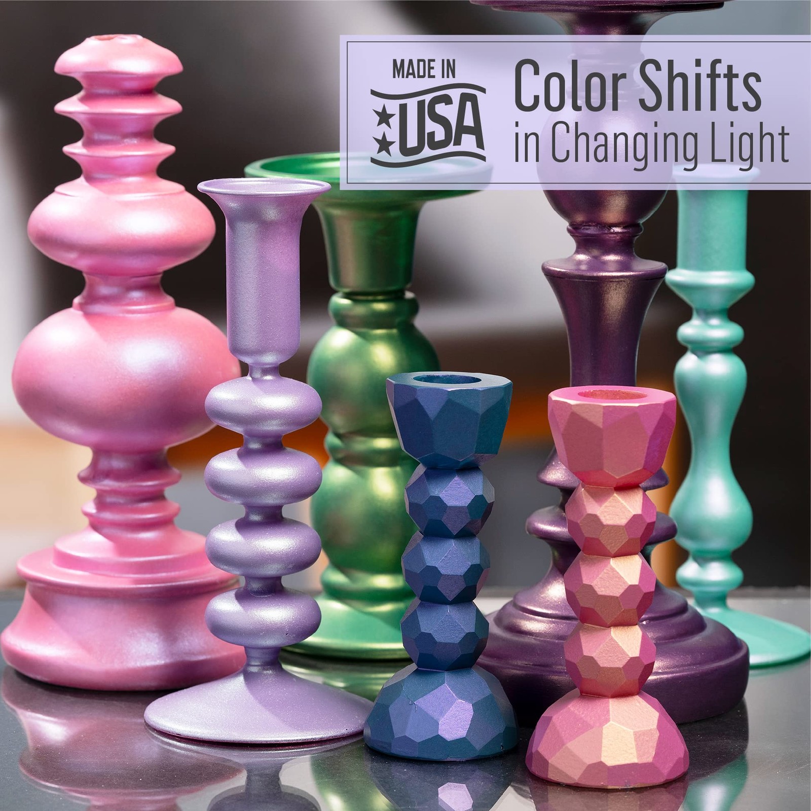 Folkart Color Shift Metallic Acrylic Paint 2 Oz Purple Pastel Craft Paint