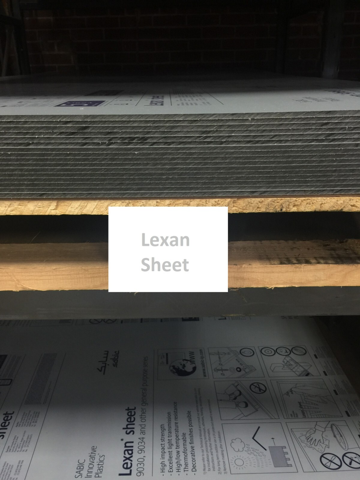 MR-10 Lexan Polycarbonate Clear Sheet UV Plastic Scratch-Free WindShield Margard