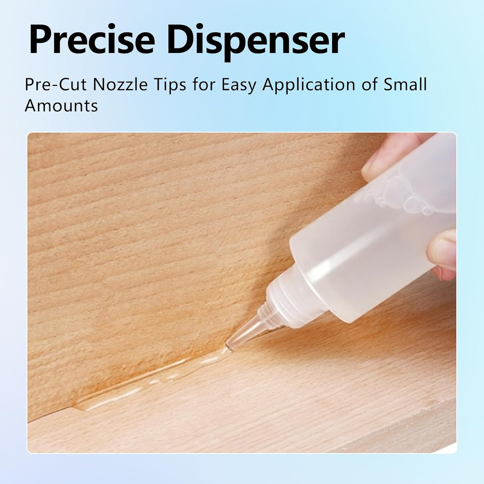 Applicator Bottle 1oz 30ml Needle Tip Squeeze Bottle 3 Pack Fine Tip Refillable