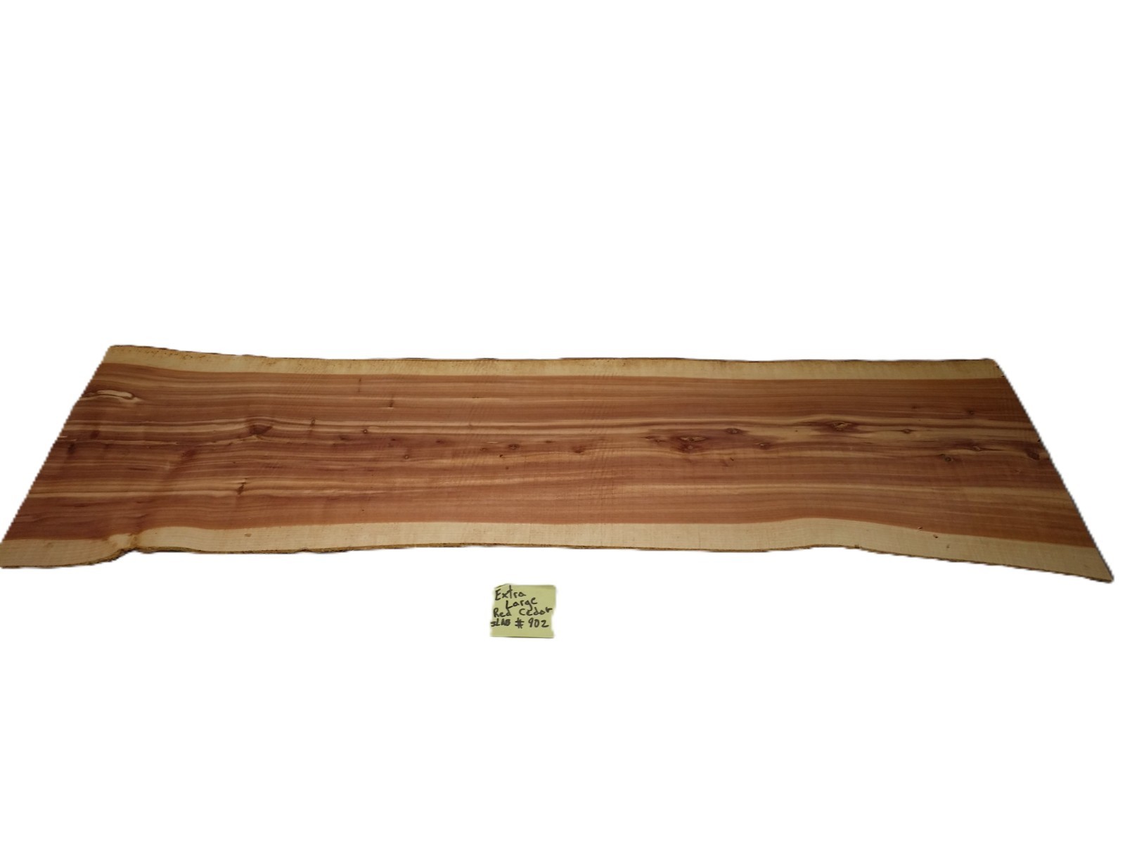 1 LARGE Aromatic Red Cedar Wall Live Edge Slab .75″T x 15-17″W x 49″L SHIPs FREE