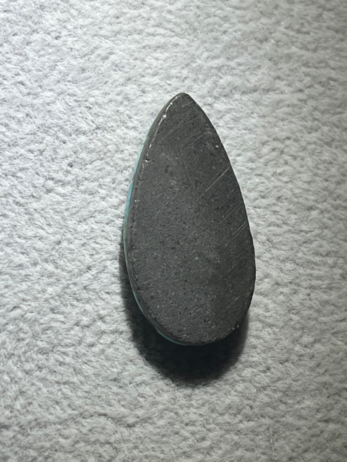 Blue Moon Turquoise 17 ctw Pear tear drop Cabochon. Tonopah, Nevada USA mined