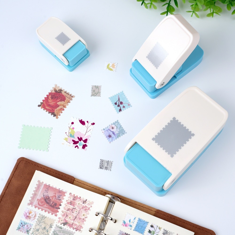 Postage Stamp Punch Available in various sizes for Paper Crafting Scrapbooking