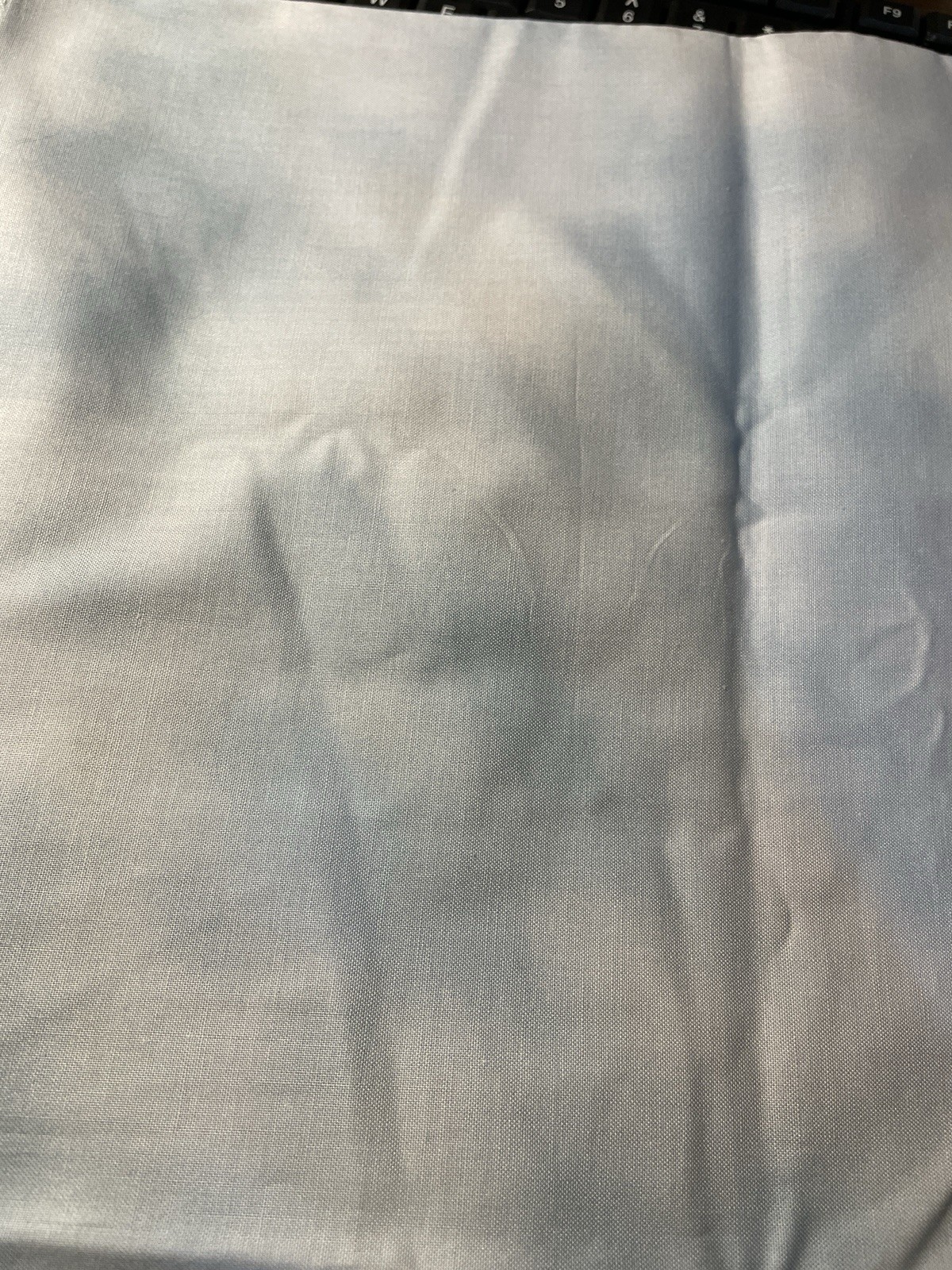 1-1/2 yards Light Blue & White Marble Print Cotton Quilting Fabric 44″ Wide OOP